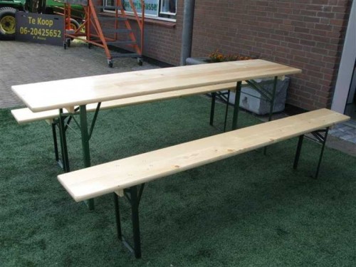 Biertafelset 220cm (standaard)
